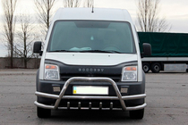 Ford Connect 2006–2009 Frontbøjle med dobbelte rør WT003-Plus-2 (rustfrit stål) foto 1