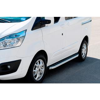 Fullmond sidetrin (2 stk., aluminium) Ford Custom 2013–2022 foto 1