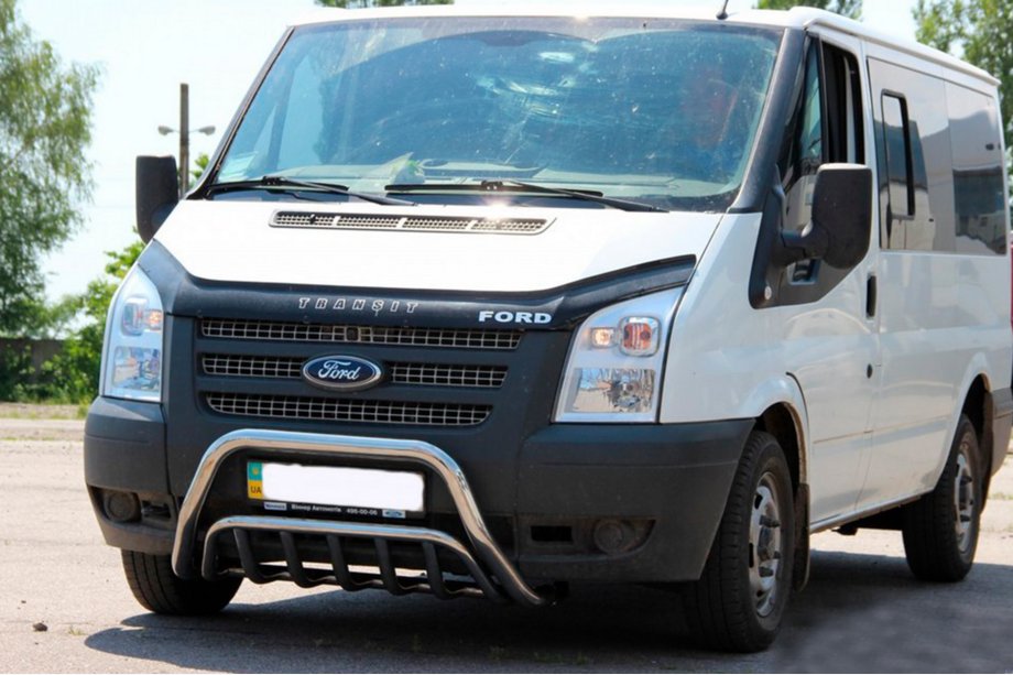 Ford Transit 2000–2014 Kængurugitter WT002 (2006-2014, rustfrit stål) Foto 2