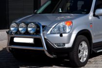 Honda CRV 2001–2006 Kængurubøjle WT018 (rustfrit stål) foto 4