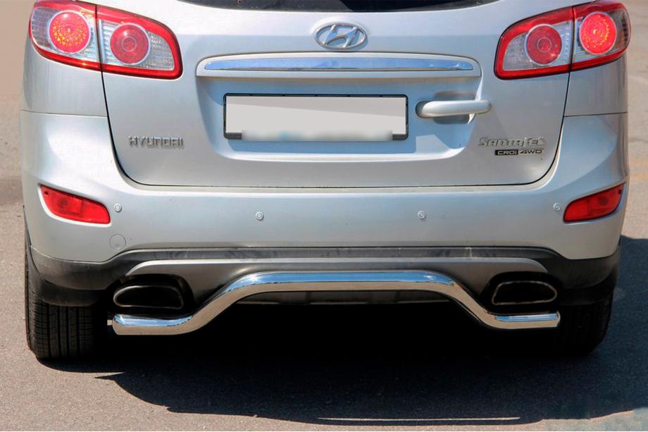 Hyundai Santa Fe 2 2006–2012 Bagbøjle AK007-2 (rustfrit stål) Foto 2