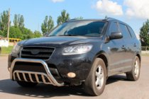 Hyundai Santa Fe 2 2006–2012 Bullbar WT002 (rustfrit stål) foto 2