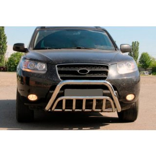Bullbar WT002 (rustfrit stål) Hyundai Santa Fe 2 2006–2012 foto 1