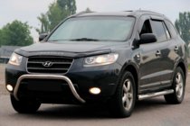 Hyundai Santa Fe 2 2006–2012 Kængurugitter WT007 (rustfrit stål) foto 1