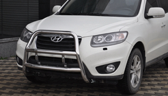Hyundai Santa Fe 2 2006–2012 Kængurubøjle WT018 (rustfrit stål) foto 3
