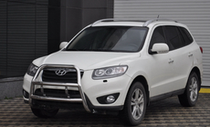 Hyundai Santa Fe 2 2006–2012 Kængurubøjle WT018 (rustfrit stål) foto 1