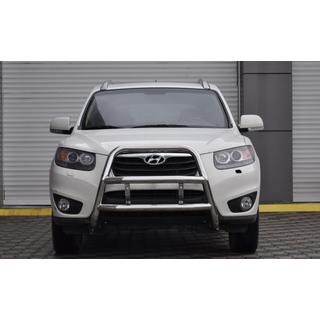 Kængurubøjle WT018 (rustfrit stål) Hyundai Santa Fe 2 2006–2012 foto 2