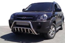 Hyundai Tucson JM 2004– Bullbar WT002 (rustfrit stål) foto 1