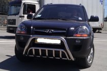 Hyundai Tucson JM 2004– Bullbar WT002 (rustfrit stål) foto 2