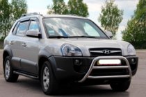 Hyundai Tucson JM 2004– Kængurugitter WT022 (rustfrit stål) foto 3