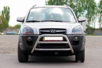 Hyundai Tucson JM 2004– Kængurugitter WT022 (rustfrit stål) foto 2
