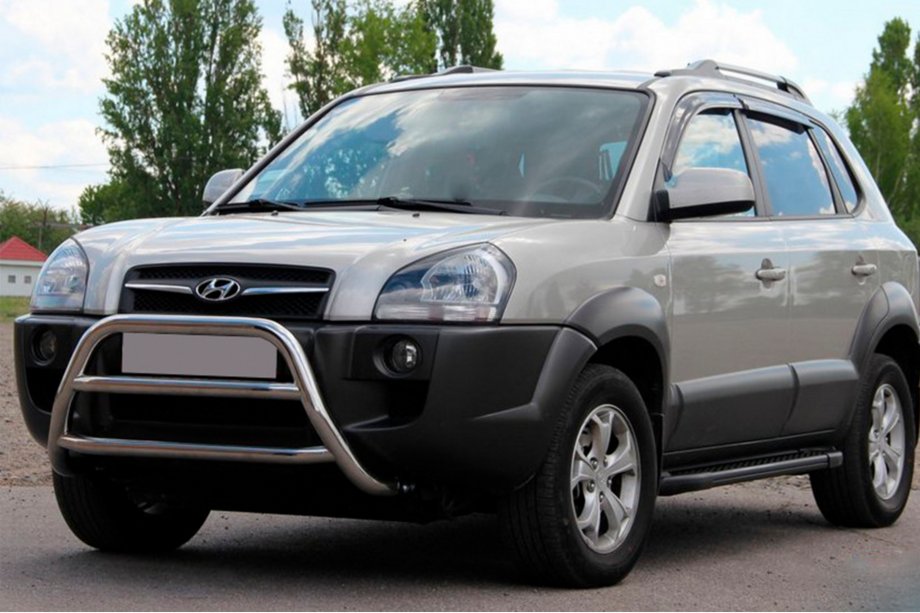 Hyundai Tucson JM 2004– Kængurugitter WT022 (rustfrit stål) Image