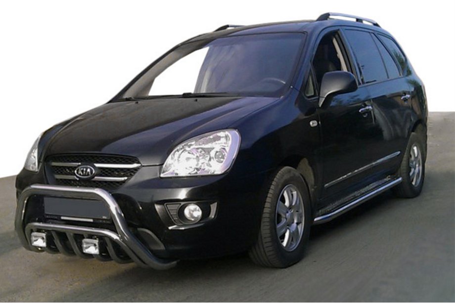 Kia Carens 1999–2012 Kængurugitter WT002 (rustfrit stål) Image