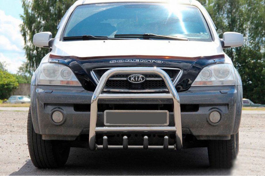 Kia Sorento I BL 2002–2009 Bullbar QT007 (rustfrit stål) Foto 1