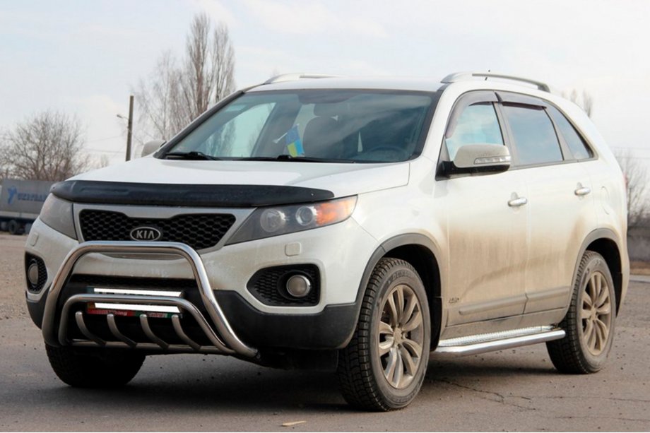 Kia Sorento II XM 2009–2014 Kofangerbøjle WT002/2 (rustfrit stål) Image