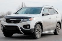 Kia Sorento II XM 2009–2014 Kængurugitter WT007 (rustfrit stål) foto 1