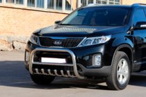 Kia Sorento II XM 2009–2014 Kængurubøjle WT021 (rustfri) foto 2