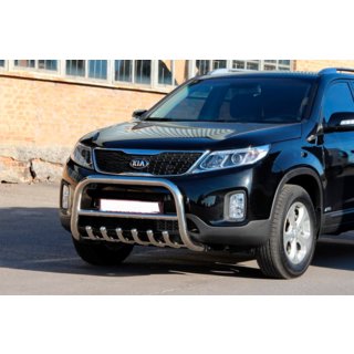 Kængurubøjle WT021 (rustfri) Kia Sorento II XM 2009–2014 foto 2