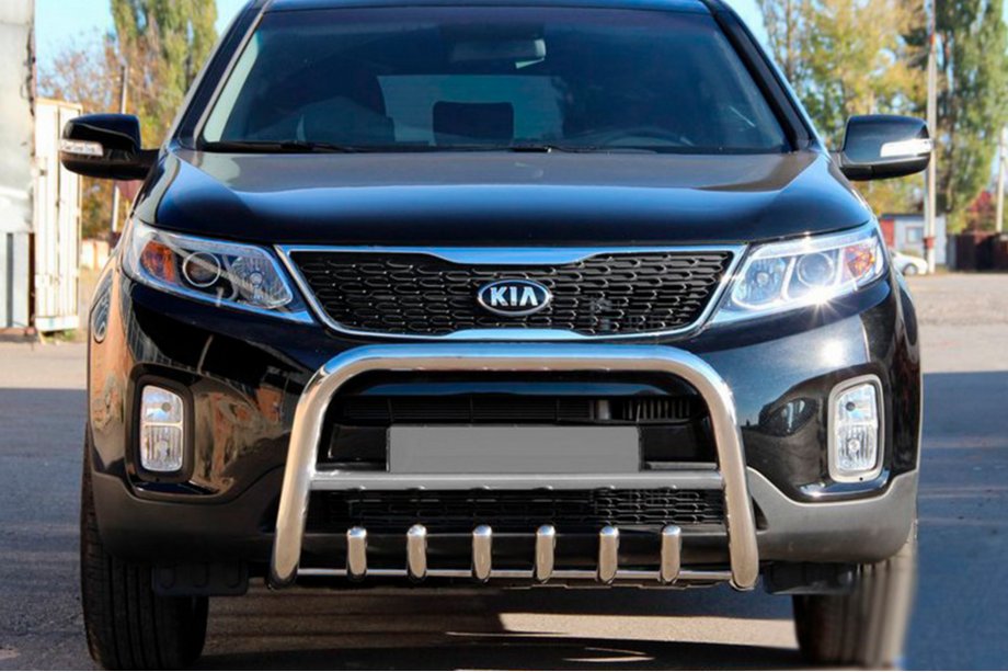 Kia Sorento II XM 2009–2014 Kængurubøjle WT021 (rustfri) Image