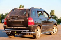 Kia Sportage 2004–2010 Bagbøjle AK007 (rustfrit stål) foto 3