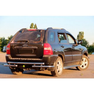 Bagbøjle AK007 (rustfrit stål) Kia Sportage 2004–2010 foto 3