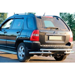 Bagbøjle AK007 (rustfrit stål) Kia Sportage 2004–2010 foto 1