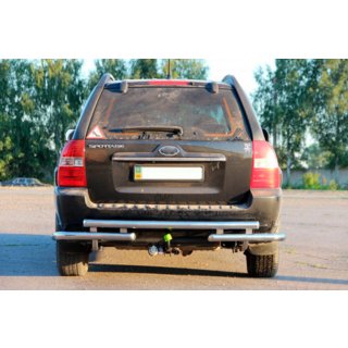 Bagbøjle AK007 (rustfrit stål) Kia Sportage 2004–2010 foto 2