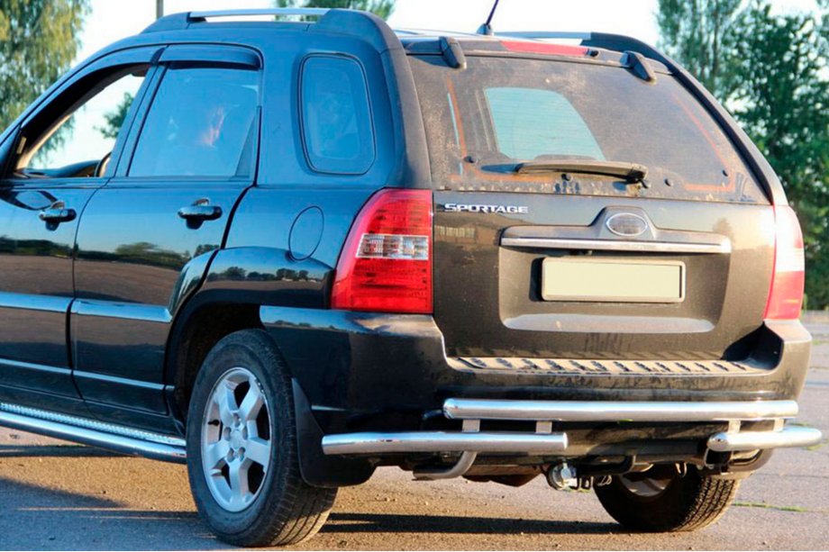 Kia Sportage 2004–2010 Bagbøjle AK007 (rustfrit stål) Image
