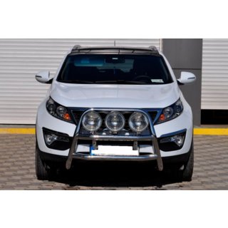 Kængurubøjle WT018 (rustfrit stål) Kia Sportage 2010–2015 foto 2