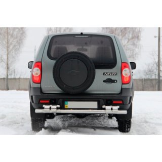 Bagbøjle AK015 (rustfri stål) Chevrolet Niva 1998–2020 foto 2