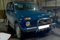 Lada Niva og Urban 1977– Bullbar QT006 (rustfrit stål) foto 4