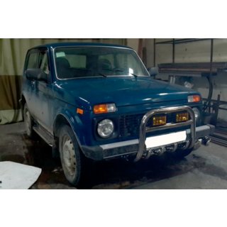 Bullbar QT006 (rustfrit stål) Lada Niva og Urban 1977– foto 4