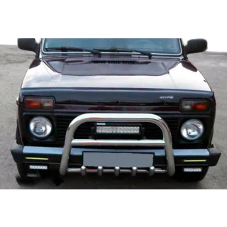 Bullbar QT006 (rustfrit stål)