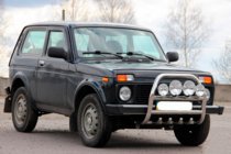 Lada Niva og Urban 1977– Bullbar QT007 (rustfrit stål) foto 3