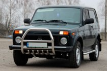 Lada Niva og Urban 1977– Bullbar QT007 (rustfrit stål) foto 5