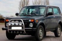 Lada Niva og Urban 1977– Bullbar QT007 (rustfrit stål) foto 6