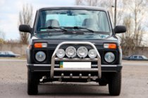Lada Niva og Urban 1977– Bullbar QT007 (rustfrit stål) foto 2