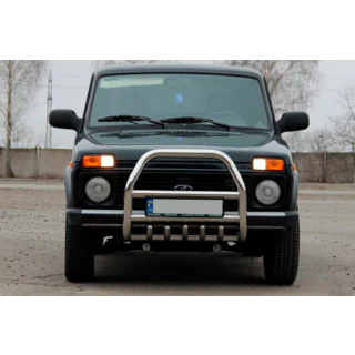 Bullbar QT007 (rustfrit stål)