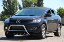 Mazda CX-7 2006–2012 Frontbeskyttelse WT003 (rustfrit stål) foto 3