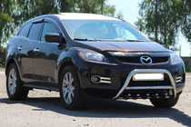 Mazda CX-7 2006–2012 Frontbeskyttelse WT003 (rustfrit stål) foto 1