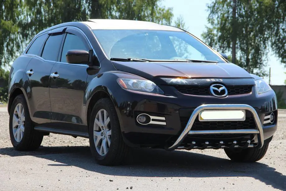 Mazda CX-7 2006–2012 Frontbeskyttelse WT003 (rustfrit stål) Image