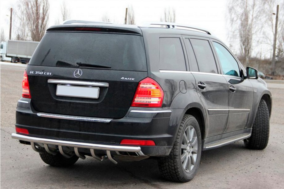 Mercedes GL-klasse X164 2006–2012 Bagbøjle AK-style (rustfrit stål) Image