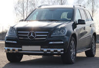 Mercedes GL-klasse X164 2006–2012 Frontbøjle ST015 (rustfrit stål) foto 1