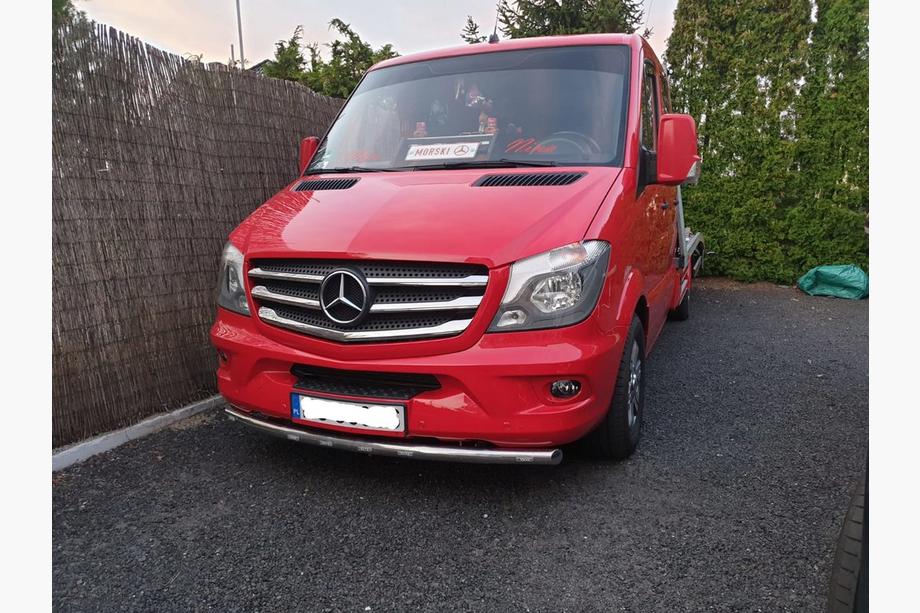 Mercedes Sprinter W906 2006–2018 Nedre frontbøjle ST008 (rustfri) 2013+, 60 mm Foto 4