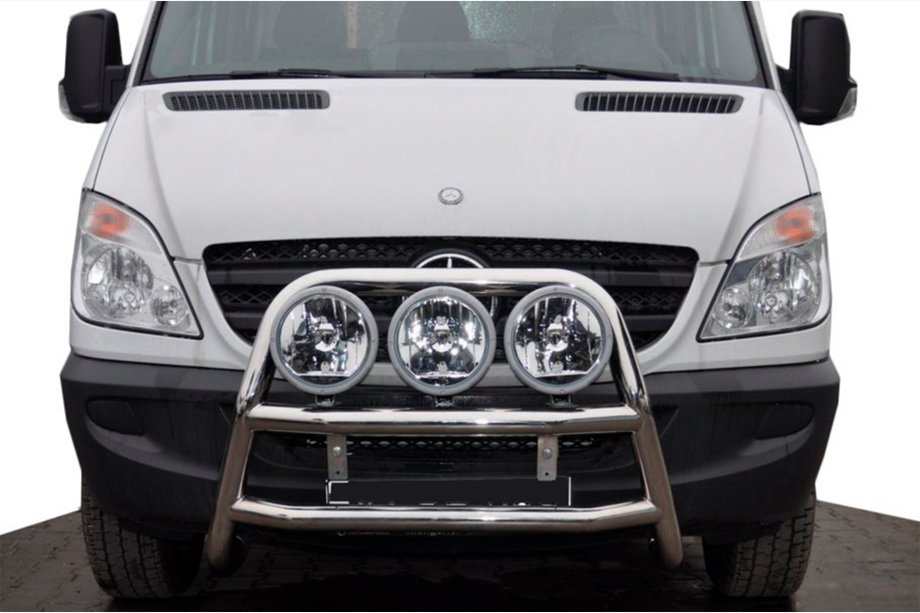Mercedes Sprinter W906 2006–2018 Høj frontbøjle WT018 (rustfrit stål) Image