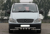 Mercedes Vito W639 2004–2014 Frontbeskyttelsesbøjle Shark ST015 (rustfrit stål) foto 1