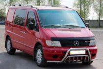 Mercedes Vito W638 1996–2003 Frontbøjle med sidebøjler WT002 Plus (rustfrit stål) foto 1