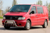 Mercedes Vito W638 1996–2003 Frontbøjle med sidebøjler WT002 Plus (rustfrit stål) foto 2