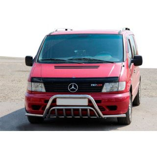 Frontbøjle med sidebøjler WT002 Plus (rustfrit stål) Mercedes Vito W638 1996–2003 foto 3