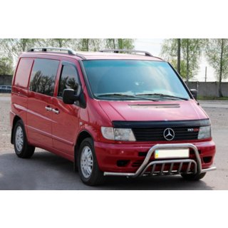 Frontbøjle med sidebøjler WT002 Plus (rustfrit stål) Mercedes Vito W638 1996–2003 foto 1